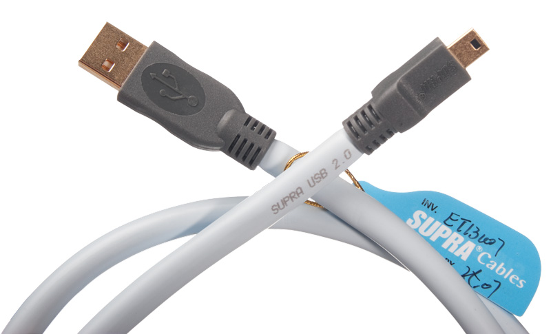 Photo of USB cable A to mini-B